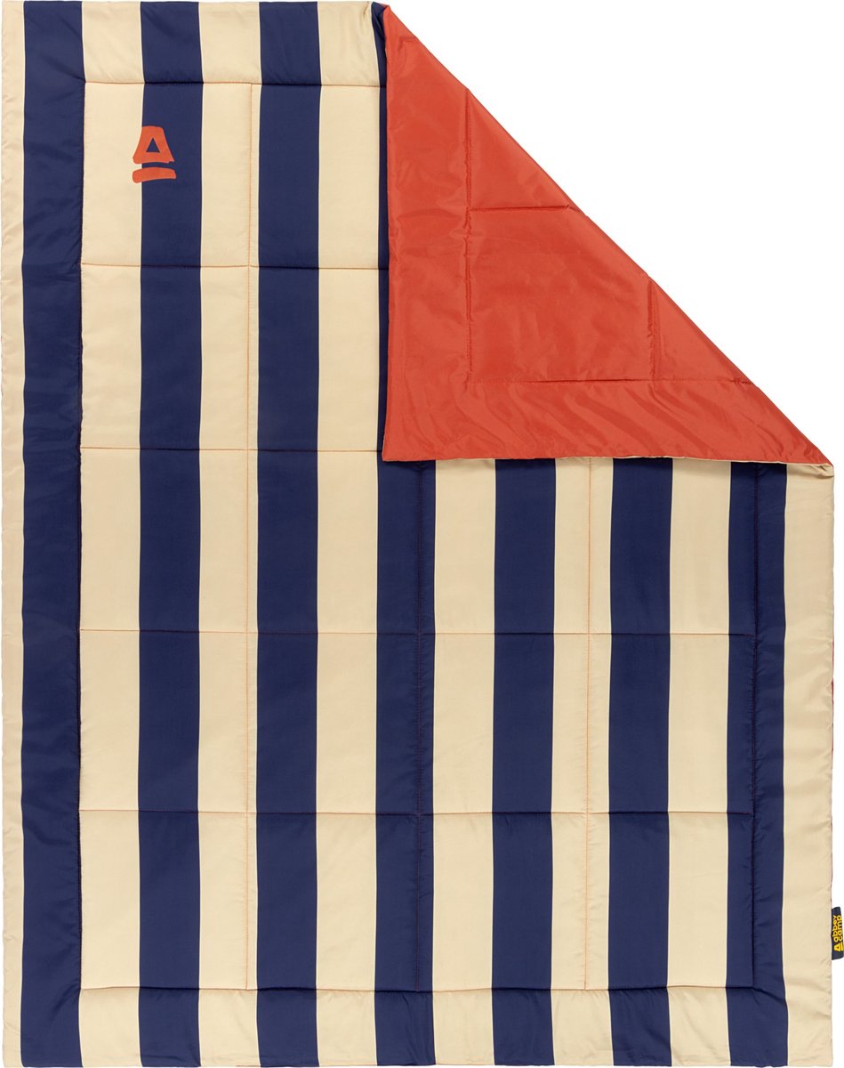 Couverture de pique-nique Abbey Camp - plaid de pique-nique doublé - 140 x 180 cm - sable bleu
