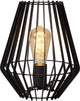 Lucide reda - lampe de table - 1xe27 - noir