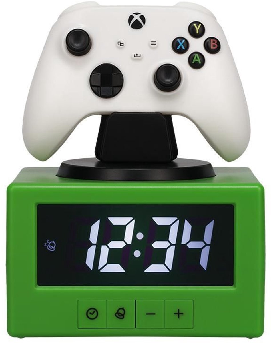 Réveil numérique avec manette Xbox avec fonction veilleuse, décoration de chambre de jeu sous licence officielle pour enfants, adultes, garçons, hommes, cadeaux pour les joueurs – Paladone