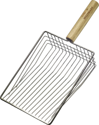 Pelle à pommes de terre Westmark - Pelle à pommes de terre de haute qualité pour ramasser les pommes de terre, taille compacte, idéale pour les petites et grandes plates-bandes - acier inoxydable, bois, 91152270