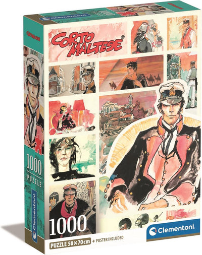 Clementoni - puzzle - 1000 pièces - corto maltese - puzzle pour adultes