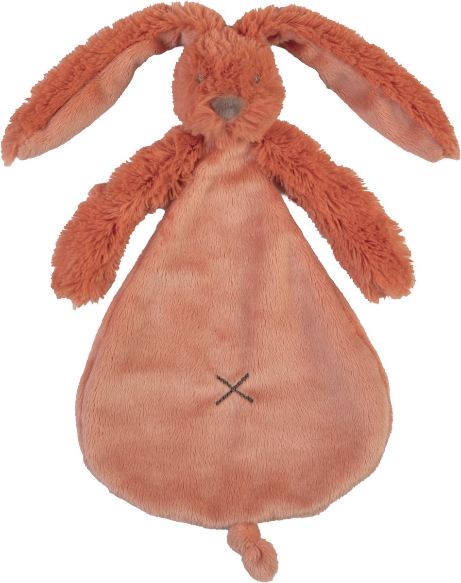 Happy horse lapin richie doudou - orange - cadeau bébé