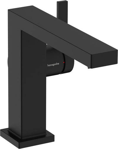 Hansgrohe tecturis e - robinet de lavabo - commande à levier unique - démarrage à froid à économie d'énergie - avec bouchon de vidange - taille 110 mm - noir mat