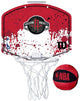 Wilson team mini hoop nba rockets set avec ballon et mini panier multicolore