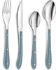 Amefa couverts bistro métal bleu (24 pcs)