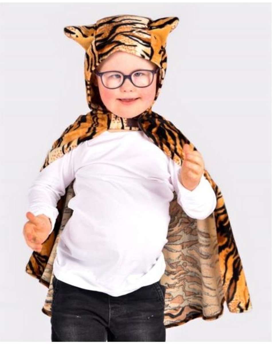 Costume de tigre cape Den Goda Fen pour enfants 98-128.