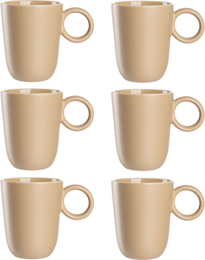 Mug Leonardo Roma 400ml abricot - set 6