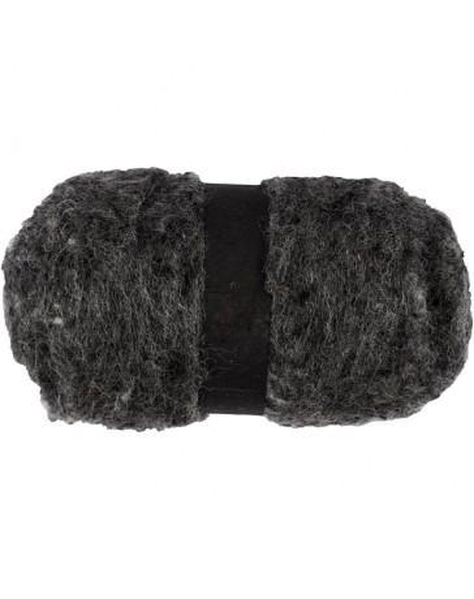 Laine cardée Creativ company, gris naturel, 100 gr 1 pelote