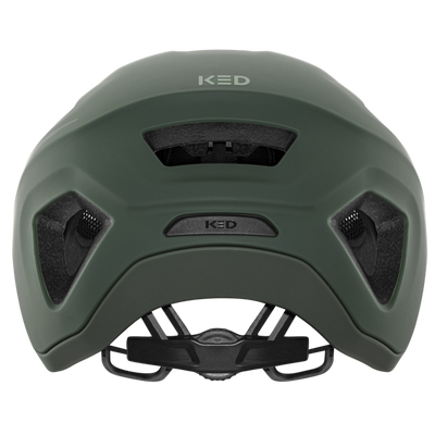 Ked casque de vélo embrasse urbain - l (58-62 cm) - vert foncé