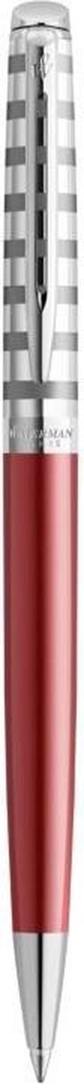Stylo à bille Waterman hémisphère deluxe rouge avec détail palladium