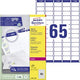 Étiquettes recyclées lr7651-100 38,1x21,1mm