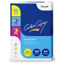 Papier d'impression couleur mondi cc416 160g m2 a4 160 cie