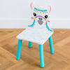 Table en bois lama lama avec 2 chaises