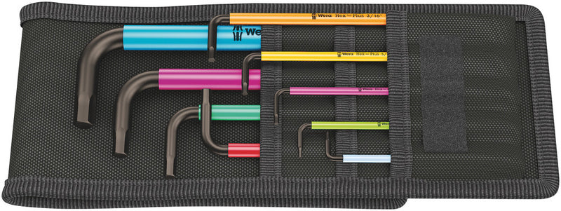 WERA 950 9 HEX-PLUS MULTICOLOUR IMPIRIAL 1 CLÉ SIFT