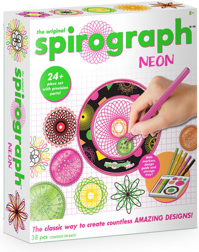 Ensemble de couleurs de néon boti spirographe