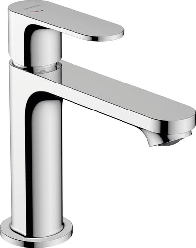 Hansgrohe rebris s - mitigeur de lavabo - commande monocommande - démarrage à froid à économie d'énergie - ecosmart+ économie d'eau - avec vidage - taille 110 mm - chrome