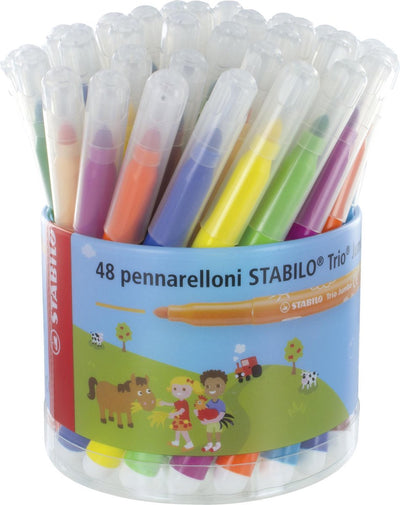 Stabilo trio jumbo pack scolaire de feutres - 48 pcs.