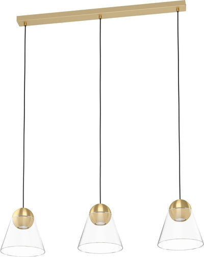 Lampe à suspension Eglo cerasella - gu10 - 90 cm - cuivre jaune