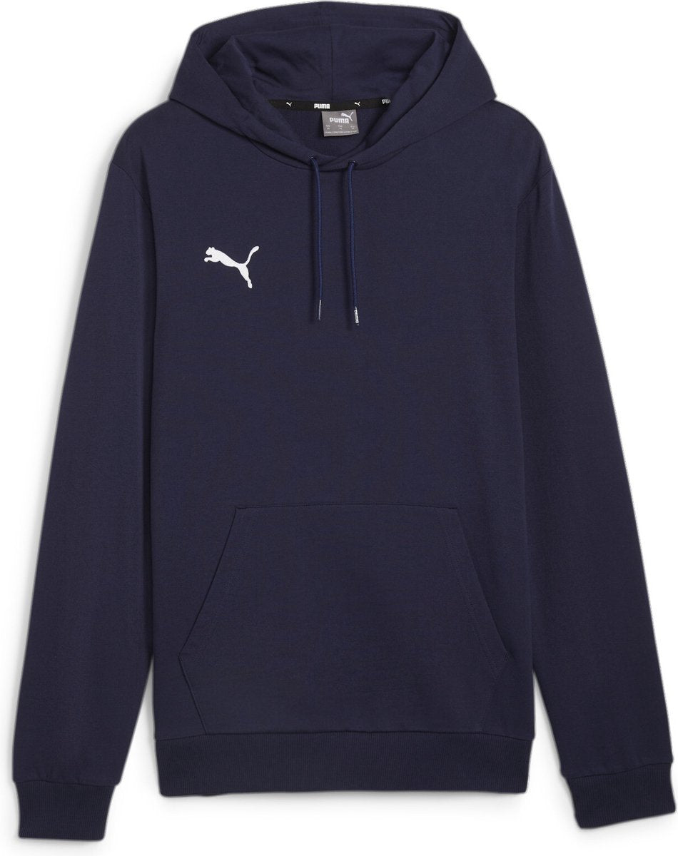 Pull de sport Puma teamgoal casuals hoody pour homme - marine- blanc