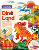 Autocollants gelée Mieredu - dino land - réutilisables - +30 pièces - 3 ans