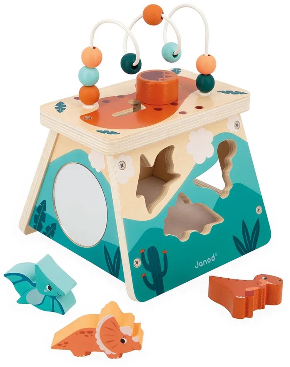 Janod - dino - volcan multi-activités en bois