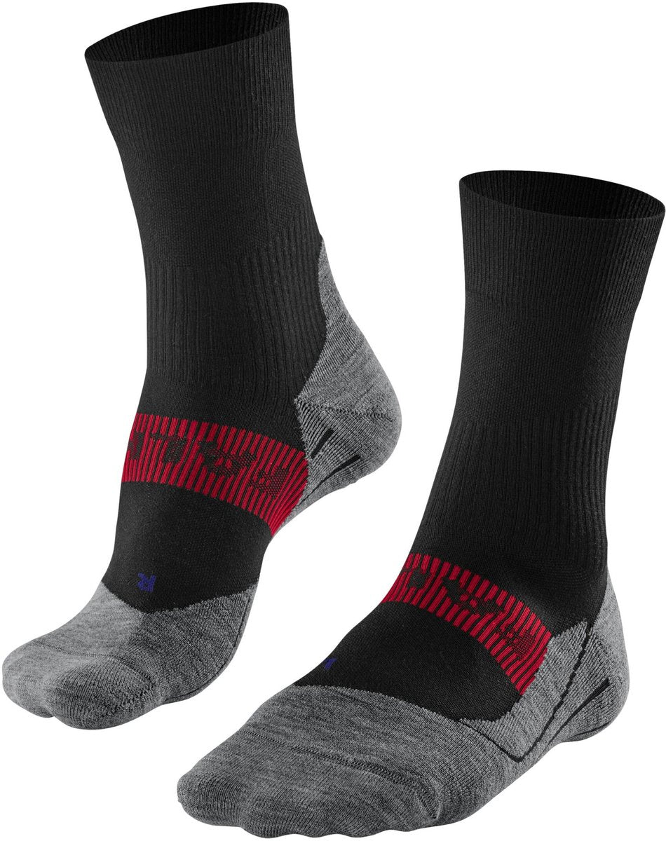 Falke ru4 cool chaussettes de course en matériau fonctionnel anti-ampoules hommes noir - taille 46-48