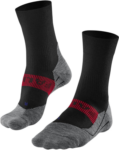 Falke ru4 cool chaussettes de course en matériau fonctionnel anti-ampoules hommes noir - taille 46-48