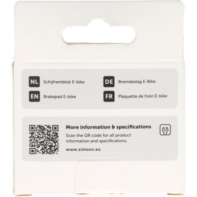 Plaquettes de frein à disque Simson vélo électrique Shimano Tektro