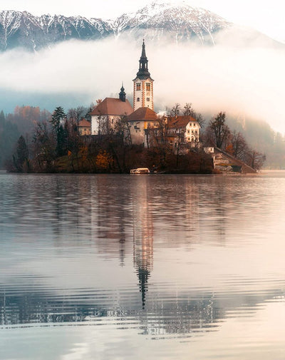 Ravensburger Jigsaw Puzzle l'île de Wishes Bled Slovénie, 1500e.