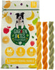 Garden Bites duvoplus - snacks pour chiens tourbillonnants dentaires fruités - friandises pour chiens - végétarien sans gluten - grand 15pcs