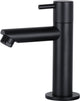 Robinet d'eau froide Differnz - droit noir mat