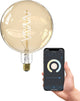 Lampe LED intelligente Calex XXL - 20 cm - E27 - source de lumière intelligente - or - dimmable - lumière blanc chaud - 5w
