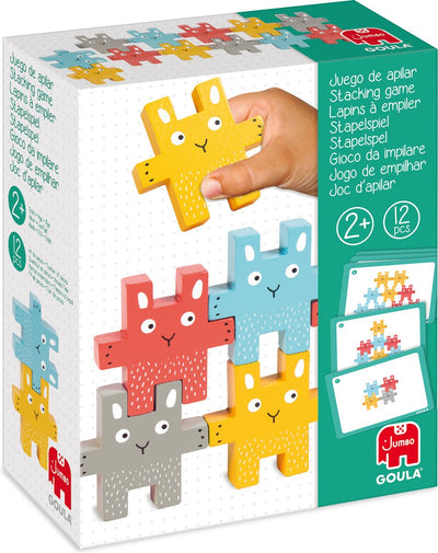 Goula jumbo - - jeu d'empilage en bois - jeu éducatif