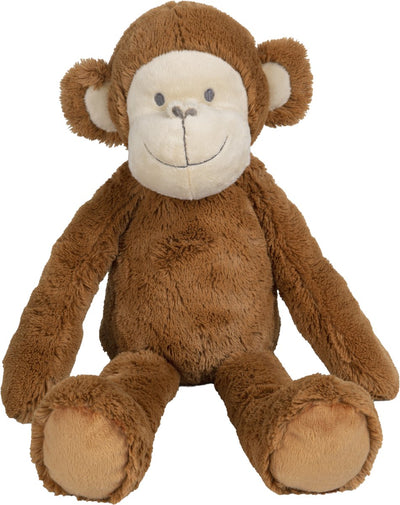 Happy horse singe micha peluche 48cm - marron - peluche bébé