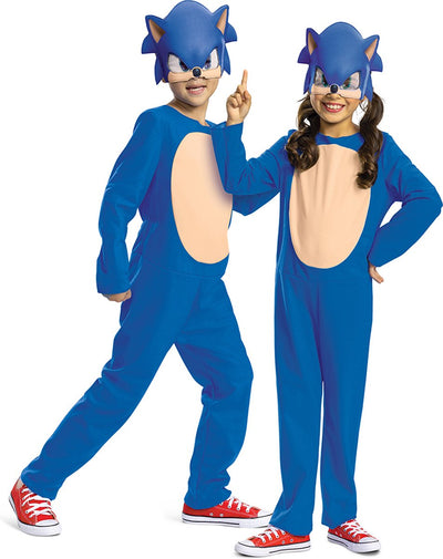 Déguisement Sonic Movie 3 (Sega), déguisement Sonic Movie (2024) intl, taille XS (3-4 ans), enfant