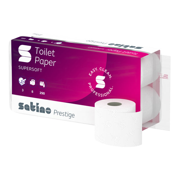 Papier toilette Wepa satino prestige 3 épaisseurs (64x 250 feuilles)