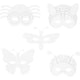 Cardboard des masques d'insectes, 16e.