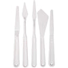 Couteaux à palette Creativ company, l: 17-20 cm, l: 13-33 mm, blanc, 5 pièces 1 boîte