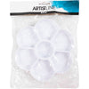 Creativ company palette en forme de fleur, d 17,5 cm, blanc, 1 pièce