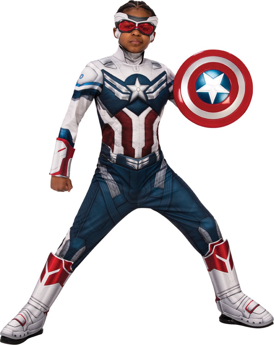 Rubies costume enfant faucon et soldat d'hiver deluxe Captain America taille 116-128