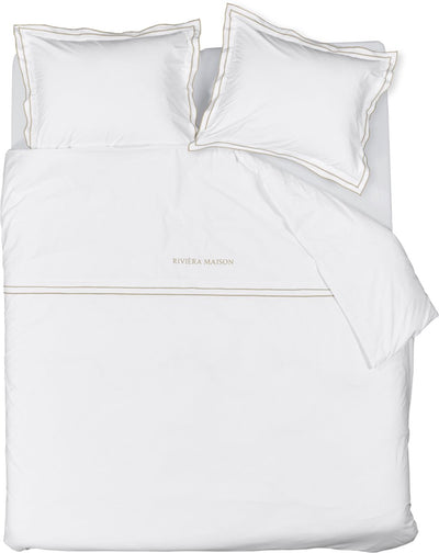 Housse de couette Riviera maison salute - twin xl - 260x200 220 - sable