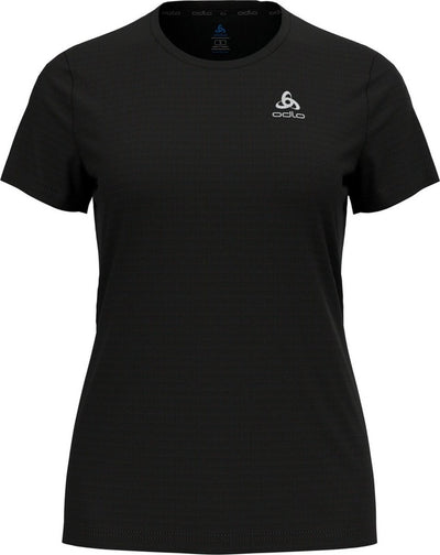 Chemise de course Odlo Essential Flyer - femme - noir - xs