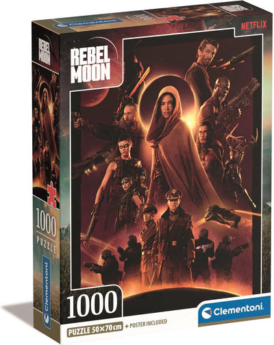 Clementoni - puzzle - 1000 pièces - netflix rebel moon - puzzle pour adultes