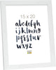 Cadre photo Deknudt frames - blanc - s44cf1 - pour photo : 15x20 cm