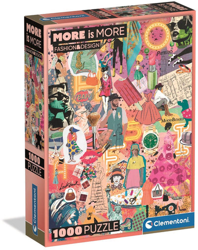 Clementoni - puzzle - 1000 pièces - design de mode - puzzle pour adultes