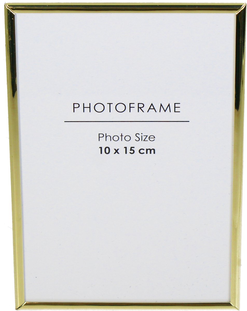 Cadre photo collection Hd fer or 10x15cm