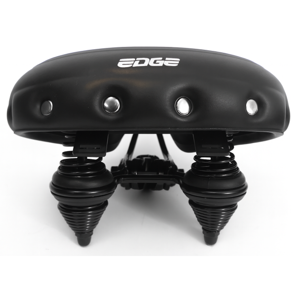 Edge Bicycle Saddle Urban XL Wave Black