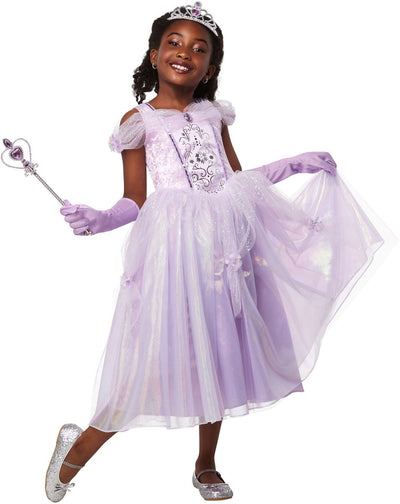 Déguisement enfant princesse violette Rubis - - taille 7-8 ans
