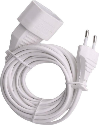 Câble d'extension Q-link - euro - h03vvh2-f - 2 x 0,75 mmâ² - blanc - 5 m