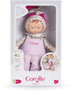 Corolle mon doudou poupée bébé miss chic rose grenadine - 25cm